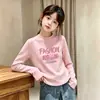 Camiseta Interior Térmica de Felpa Cepillada con Cuello Redondo para Niñas Otoño Invierno Ropa Interior Infantil Top Cálido para Niños Mayores Camiseta con Estampado de Dibujos Animados
