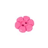 Botones de flor de plástico al por mayor desde la fuente, lindos botones para abrigos y camisas de ropa infantil, botones de flor coloridos para suéteres