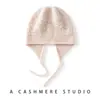 Chapéu de tricô vazado em cashmere, novo estilo outono/inverno, gorro quente feminino, cor sólida, confortável, versátil e pode ser amarrado com uma fita