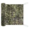 Red de camuflaje 3D transpirable resistente a los arañazos, red de ocultación táctica para observación de aves y fotografía, red para protección solar exterior, red decorativa de selva con corte semicircular