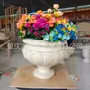 Macetas de Piedra Artificial, Esculturas de Paisajismo para Jardín, Macetas de Fibra de Vidrio Estilo Europeo, Plantas en Maceta, Adornos de Arte de Piedra Imitación