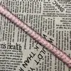 Ribete de Encaje Hecho a Mano Multicolor de Alta Calidad Accesorios para Decoración de Chaqueta Estilo Chanel Borde Binding en Rosa