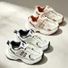Tênis Daddy para Meninos Meninas 2026 Nova Moda Primavera Outono Tênis Esportivo Infantil Malha Respirável Tênis Casual