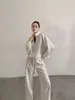 Sudadera deportiva AL* en stock para otoño e invierno, prenda exterior de manga larga con media cremallera y dobladillo con cordón, sudadera de media cremallera para mujer