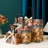 Bolsa de Papel para Empaque de Tienda de Ropa Estilo Retro Lápiz Labial Perfume Cosméticos Bolso de Mano Bolsa para Regalo Bolsa de Regalo Es