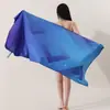 Nova Toalha de Praia para Natação Absorvente de Água Secagem Rápida Estampada Digital Atacado Transfronteiriço Veludo Double-Face Macia Toalha de Banho Esportiva