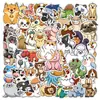 50 Hojas/60 Lindos Animales de Dibujos Animados Colección Cuaderno Decorativo Taza de Agua Recompensa para Niños Escritorio Pegatinas Creativas