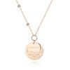 Collar de clavícula Joker de oro rosa con diseño de moda de nicho de gran venta para mujer, con diseño resistente al viento y al desgaste, fabricantes al por mayor