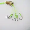 Set de anzuelos explosivos pre-atados, anzuelo de pesca anti-enganche, anzuelo con púas Iseni, para cañas de casting y cañas de mar, equipo de pesca anti-enredo con resorte