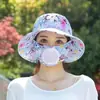 Chapéu de Sol Novo Estilo, Chapéu de Pescador, Chapéu com Máscara Integrada, Chapéu de Sol Versátil com Proteção UV para o Verão, Proteção Solar e Cobertura Facial