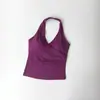 Novo Estilo Europeu e Americano Regata Esportiva de Gola V Cruzada com Bojo, Regata para Yoga, Top Esportivo Fitness de Secagem Rápida para Mulheres