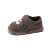Zapatos Estilo Coreano para Niños 2026 Bailarinas para Niñas Primavera y Otoño Estilo Popular Niña Suela Suave Bordado Flor de Cerezo Zapatos de Performance para Niños Pequeños Zapatos de Piel