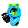 Candado de Cable de Acero Dorado para Bicicletas, Bicicletas Eléctricas y Bicicletas de Montaña, Candado Antirrobo