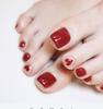 Parche para uñas de los pies de verano Red Love wear parche para uñas uñas terminadas manicura blanca al por mayor