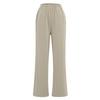 Pantalones Casuales de Papel Perezoso Estilo Americano 2025 Verano Casual Cómodos Casuales Pierna Larga Pantalones de Campana Pantalones de Pierna Ancha