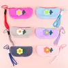 Bolsa de silicona con forma de corazón para guardar gafas, se puede colgar como monedero, producto popular transfronterizo para mujeres, bolsa para guardar gafas de sol y gafas