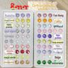 Venda Quente Transfronteiriça Redondo Degradê Fogos de Artifício Corte 8mm Zircônia Pedras Cintilantes para Nail Art DIY Acessórios de Tarraxa para Lóbulo da Orelha Pedras Preciosas