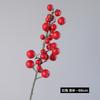 Fruta de la Fortuna de Frutos Rojos Flor de Nochevieja Fruto de Acebo Flor de Navidad Flor de Acacia de Baya Roja Decoración de Boda Adornos Florales