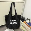 Bolso de Lona Lavada Estilo Universitario Retro para Mujer Casual Perezoso Más Fácil de Combinar Bolso de Hombro Clase Viaje Diario Bolso Tote de Gran Capacidad