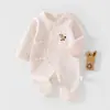 Ropa de Bebé Mariposa para Primavera/Otoño Bolsa de Hospital para Recién Nacidos Mono de Algodón Puro Sin Etiquetas Clase A para Bebés Pequeños