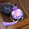 Venta al por mayor de bolsitas de ajenjo de estilo chino, bolsitas de borlas con colgante de coche con flor de ciruelo Hanfu de estilo chino, bolsita vacía