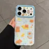 Funda de Oso de Verano para Teléfono Móvil Adecuada para Apple 17/16Pro Nicho Doble Capa Anti-Caída Iphone15/14P Simple Im