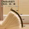 Sofá Perezoso que se puede reclinar y dormir, Perrera Humana Grande, Sofá Cama Plegable, Sillón de Sofá Individual Pequeño Estilo Crema para Dormitorio