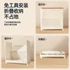 Caja Plegable para Almacenamiento de Ropa Transfronteriza, Organizador de Ropa y Colchas de Gran Capacidad con Tapa abatible, Armario de Almacenamiento