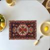 Individual de Mesa de Cocina Multicolor Bohemio Transfronterizo de Amazon Retro Moderno Geométrico Arte Abstracto Decorativo para Mesa de Comedor