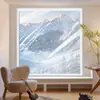 Cortinas térmicas de inverno, película de janela selada de camada dupla, película de isolamento à prova de vento e espessada, solução anticongelante e bloqueadora de vento para clima frio, folha de plástico