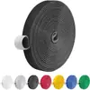 Abrazaderas de Nylon Autoadhesivas de Doble Cara, Cortables Libremente, para Gestión y Organización de Cables de Datos, Abrazaderas Mágicas para Cables