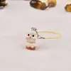Bolas de Arroz con Algas Marinas Japonesas Salmón Sushi Huevas de Pescado Cachorro Colgante Modelo de Sushi de Arroz Tridimensional Llavero Colgante