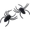 Araña grande de simulación Araña grande de Halloween Araña de plástico 9.5*10 * 1.3cm Araña grande negra