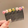 Pente de Cabelo Infantil para Testa, Presilha de Cabelo para Nuca de Meninas, Pente de Cabelo Redondo, Novo Pente de Cabelo Cartoon Atacado