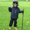 Conjunto de Duas Peças Masculino para Primavera e Outono Roupa de Tempestade Bebê Estilosa Coreana Tendência Jaqueta Corta-vento Roupas para Crianças Pequenas e Crianças Pequenas Comércio Exterior