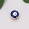 Fátima acessórios de joias diy liga gota de óleo olhos turcos uma variedade de furo vertical furo horizontal contas soltas acessórios para pulseira