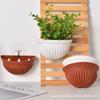 ¡Guau! Maceteros de Plástico de Resina Gruesos para Montar en Pared Personalizados de Fabricante al por Mayor Que Pueden Contener Agua, Maceteros de Plástico Semicirculares