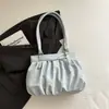 Bolso de mano fresco y delicado de lunares con un lazo, nuevo diseño de moda nicho para mujer 2026, bolso de hombro para ir al trabajo, bolso de axila