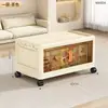 Armario de almacenamiento doméstico grande de 50 cm de ancho sin ensamblaje, de gran capacidad, para ropa y juguetes de niños, armario de almacenamiento multicapa
