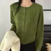 Cárdigan de Punto Gris de Alta Calidad con Flores 3D para Mujer, Nuevo Abrigo Suéter Corto Suave para Primavera y Otoño 2026