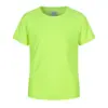 Camiseta de secado rápido para niños, hecha a medida, uniforme para clase de kínder, algodón puro, adecuada para actividades al aire libre en campamentos de verano, conjunto a juego para padres e hijos, manga corta con estampado de logo