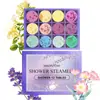 Pastillas Aromaterapéuticas para Ducha Transfronterizas, Set de 12 Piezas, Caja de Pastillas de Sales de Baño para Uso en Baño del Hogar y Hotel, Pastillas de Aceite Esencial para Fragancia de Baño