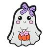 Novos Sapatinhos de Plástico Macio de PVC para Halloween Fivela Decorativa Removível Sapato Flor Fivela de Sapato Acessórios DIY Transfronteiriços em Estoque