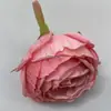 Arreglo floral hecho a mano DIY flor artificial ramo de rosas de boda decoración del hogar 6 cm borde de coca simulación retro capullo de peonía