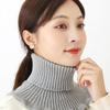 Gola Cachecol de Novo Estilo Outono e Inverno para Meninas, Gola Falsa, Proteção da Coluna Cervical, Aquecimento e Proteção contra o Frio, Gola Falsa de Tricô Versátil