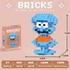 Nuevos Bloques de Construcción de Dibujos Animados Transfronterizos, Bloques de Ensamblaje de Micropartículas, Juguetes para Niños, Juguetes de Caja Sorpresa de Puesto Callejero, Regalos