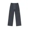 Pantalones impermeables con forro de polar para hombre para otoño e invierno, pantalones de trabajo holgados rectos de moda para exteriores, pantalones casuales gruesos