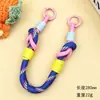 Lanyard Creativo Tejido para Teléfono Correa Corta para Muñeca Accesorio Versátil para Mochila Accesorio Universal de Cadena para Teléfono