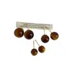 Pendientes Retro Imitación Ojo de Tigre Maillard Lujo Accesible Elegantes Moda de Nicho Tendencia Pendientes para el Trabajo Pendientes Otoño e Invierno Mujer