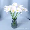 Proveedores de Fabricantes Transfronterizos Suministran Flores Artificiales de Lirio de Calas de Tallo Único de PU para Decoración del Hogar y Accesorios de Fotografía, Arreglos de Flores Artificiales de Lirio de Calas